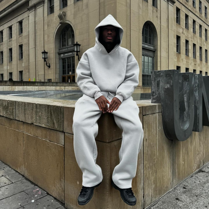 NUZZLO™ GREY OVERSIZED TRACKSUIT