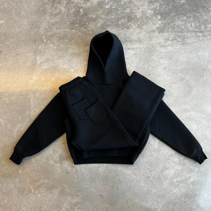 NUZZLO™ BLACK OVERSIZED TRACKSUIT